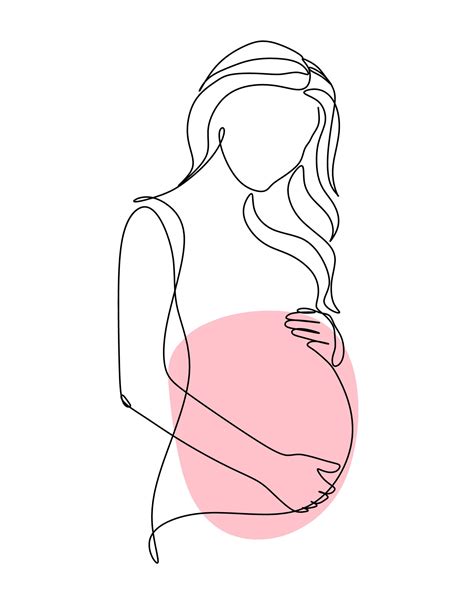 pregnant line art|pregnant girl line art.